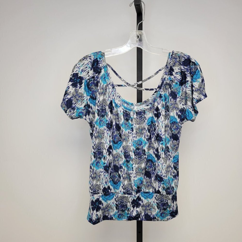 George  Cross Back Flowy Top - Picture 3 of 3